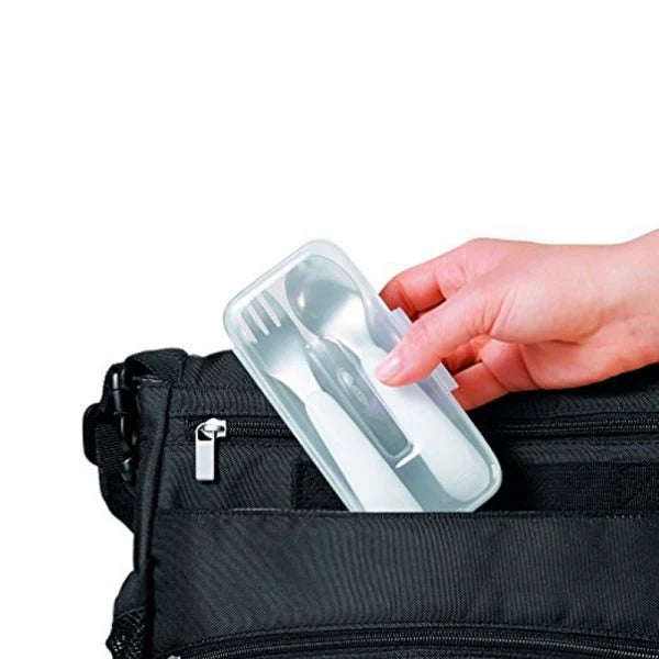 Oxo Tot On The Go Fork and Spoon Set with Carrying Case