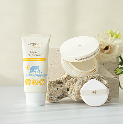 Orgabebe Mineral Sun Pact SPF50+ PA+++