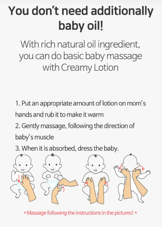 Orgabebe Creamy Lotion (180mL or 300mL)