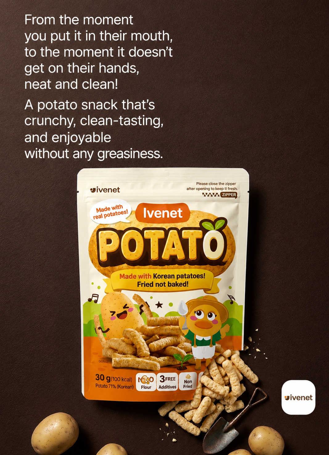 Ivenet Potato Rice Stick 12m+