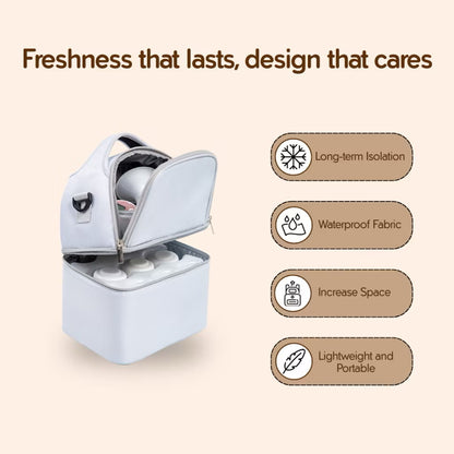 Lunabebe Two-Layer Breastpump Thermal Cooler Bag