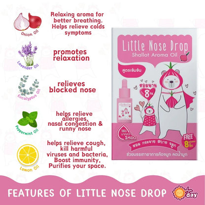 LITTLE HEART - LITTLE NOSE DROP DAYTIME ONION OIL 10ML