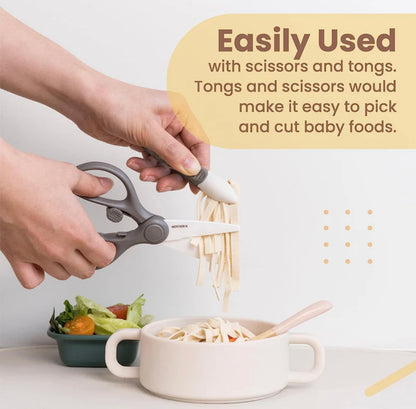 Mother-K Portable Ceramic Scissors with Tong Set