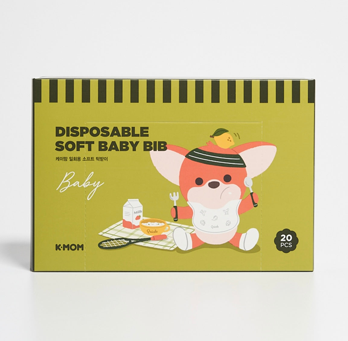 K-MOM Disposable Soft Baby Bibs 20 pcs