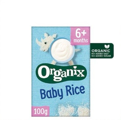 Organix Baby Rice 100g [6 mos+] (Organic, No Added Sugar)