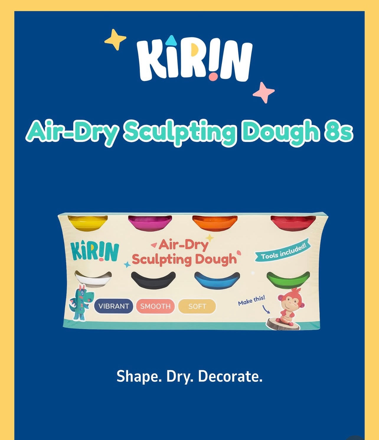 Kirin Sculpting Dough Set of 12