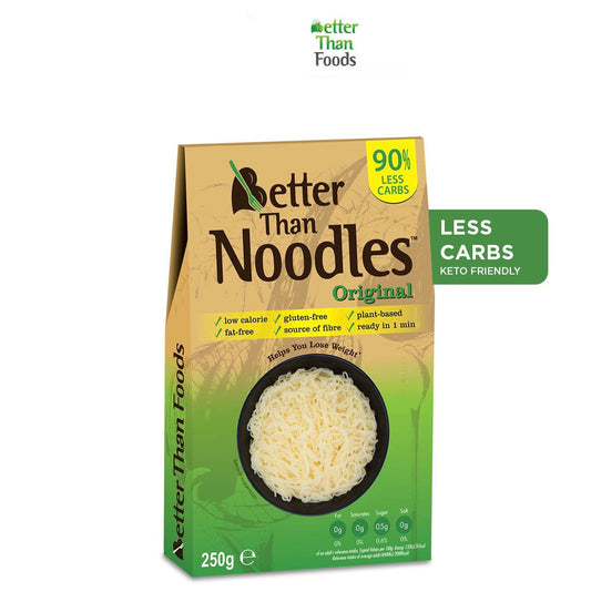 Better Than No Drain Konjac Noodles 250g (Gluten Free, Keto Friendly, Low Calorie)