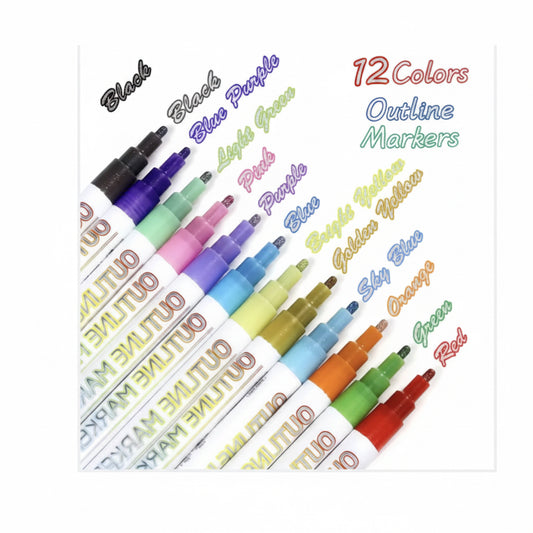 Kirin Outline Markers Set of 12