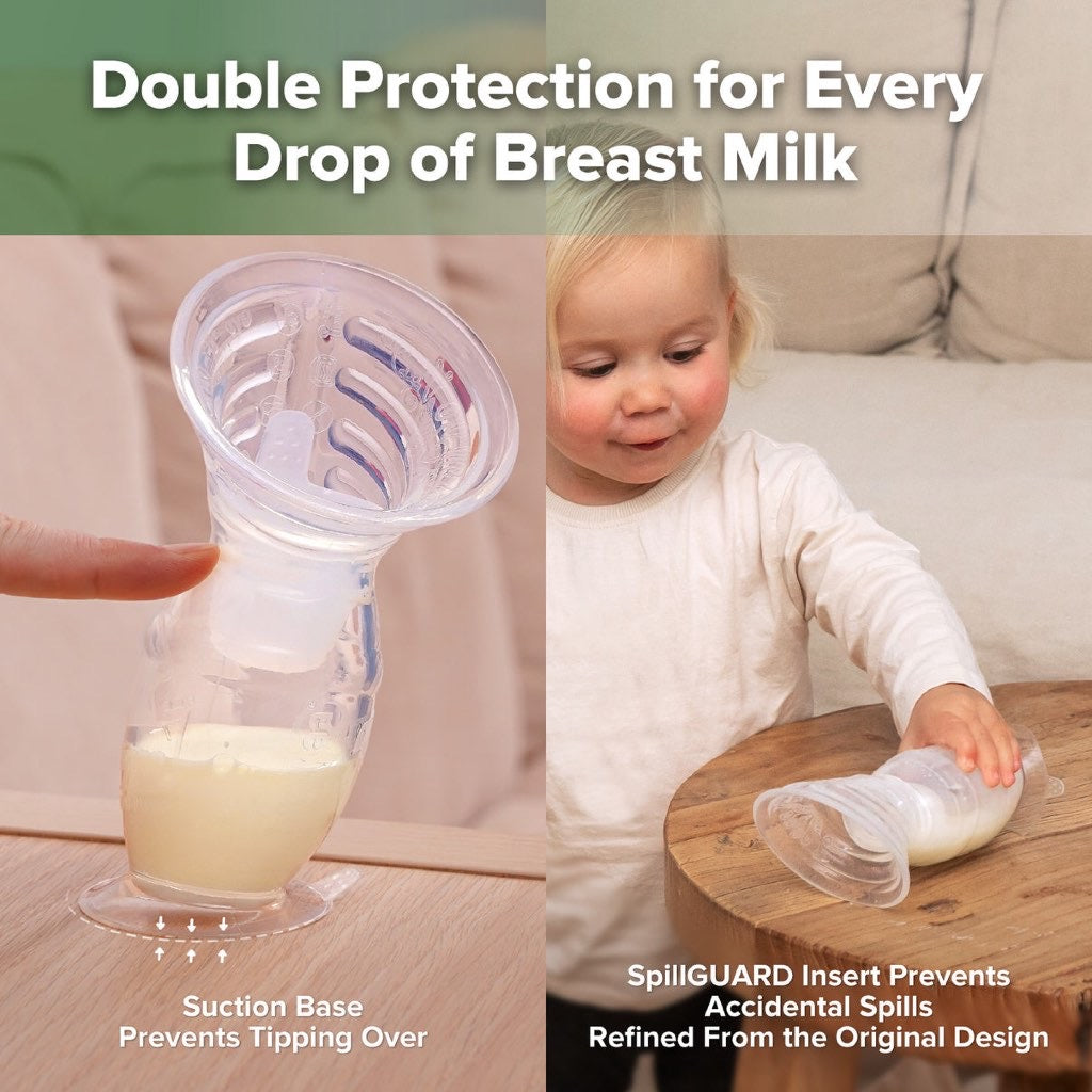 Haakaa Gen 2 Plus 100ml Silicone Manual Breast Pump + SpillGUARD Insert