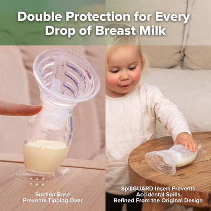 Haakaa Gen 2 Plus 100ml Silicone Manual Breast Pump + SpillGUARD Insert