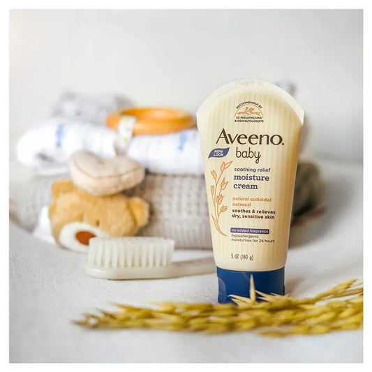 Aveeno Baby Soothing Relief Fragrance Free Moisture Cream 100g