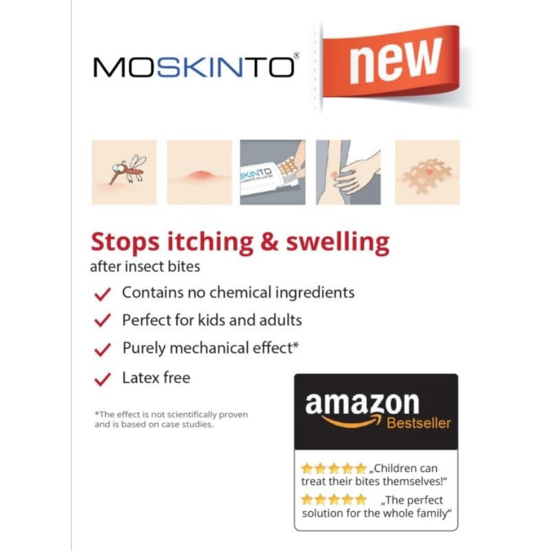 Moskinto The Intelligent Patch/ Mosquito Bite Relief
