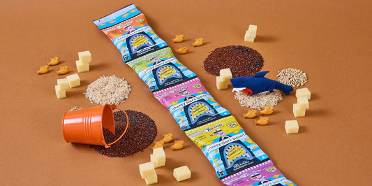 Peachy Baby Cheesey Shark Biscuits 15g x 5 Packs (12m)