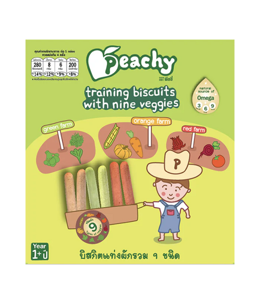 Peachy Baby Biscuits with Nine Veggies 12m