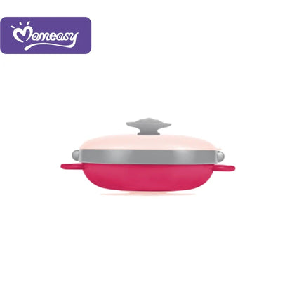 Momeasy Stainless Steel Insulated Feeding Plate with Suction
