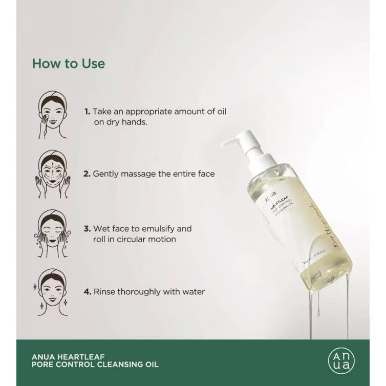 Anua Heartleaf Pore Control Cleansing Oil 20ml MINI