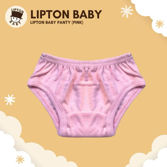 Lipton Baby Panty By 3's: Pink and White