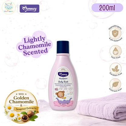 Momeasy x Hygepure Liquid Baby & Kids Bath with Chamomile Soapnut Tear-Free Soapfree Shower Bath Gel