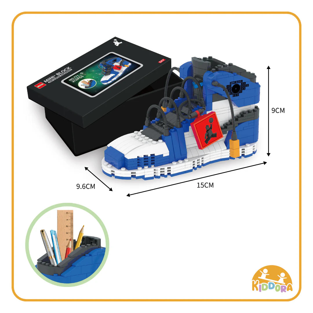 Kiddora Sneaker Bricks Pencil Holder