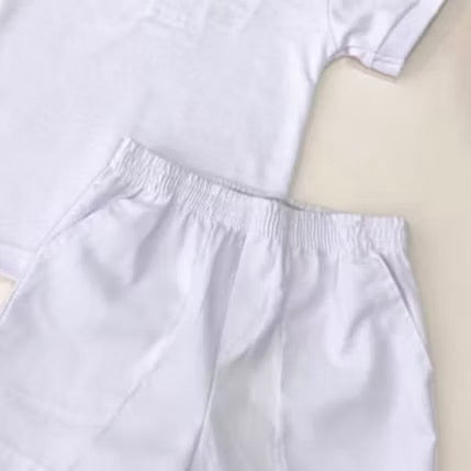 Lipton Baby Boys Baptismal Set White Casual Terno