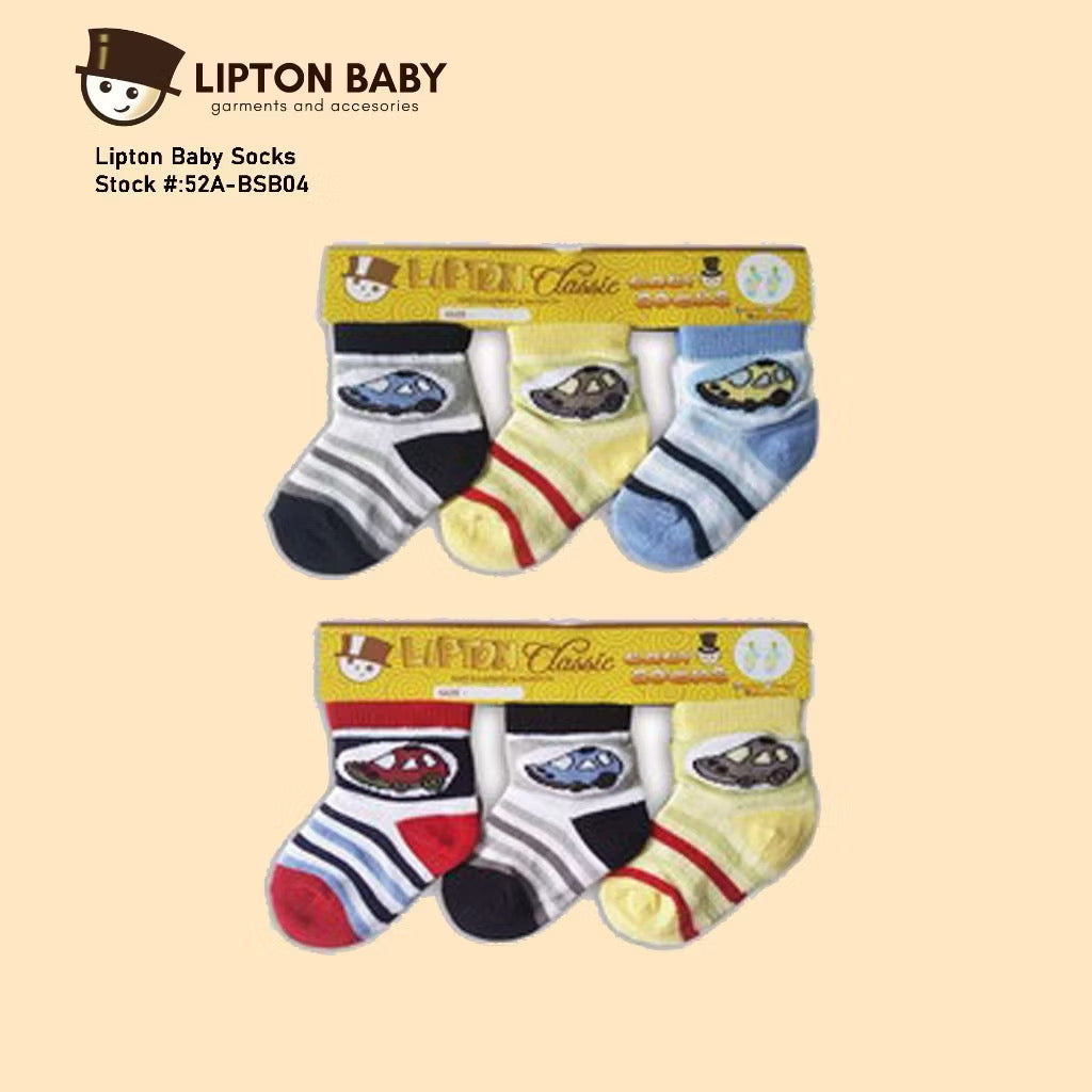 Lipton Baby Socks by’3 : Boy and Girl