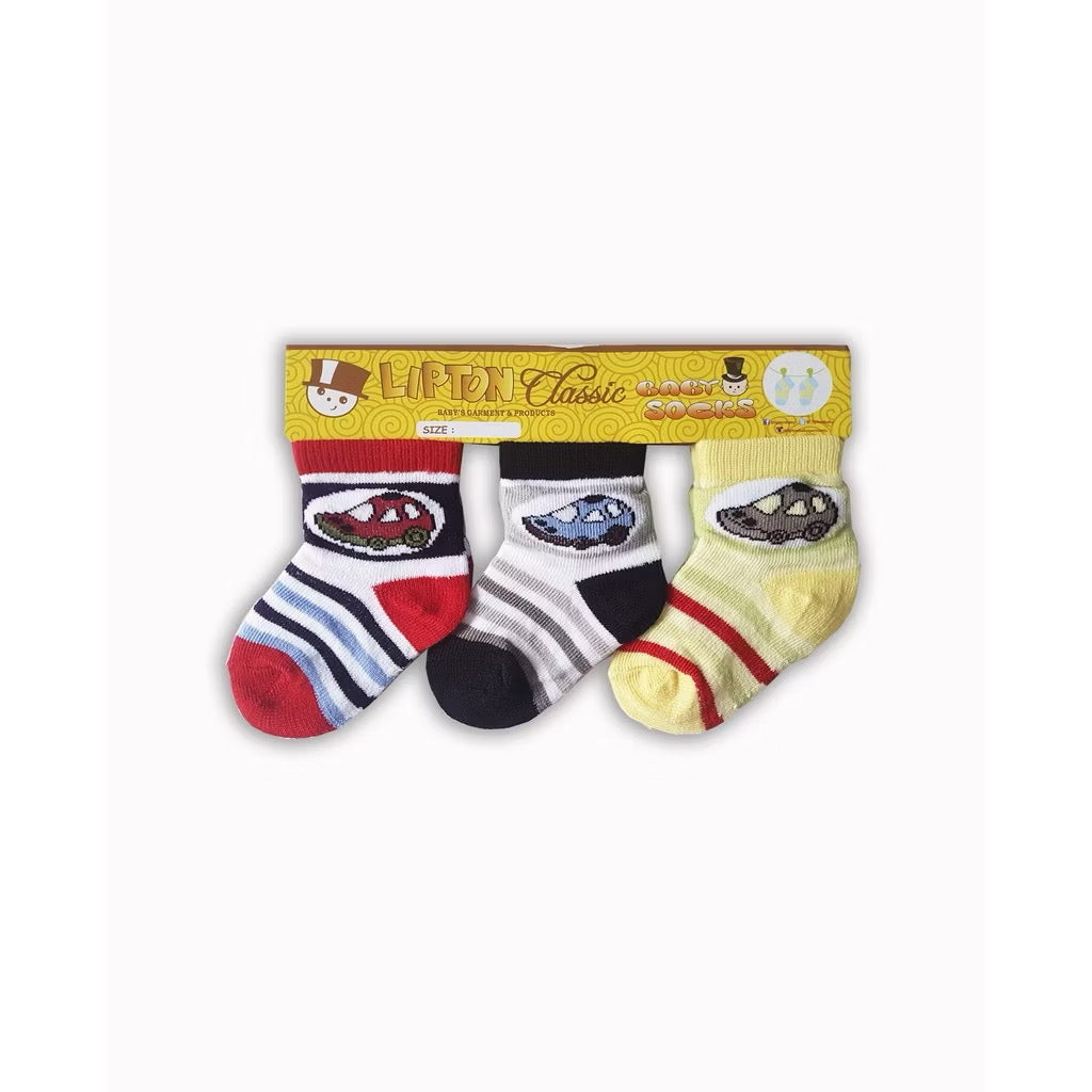 Lipton Baby Socks by’3 : Boy and Girl