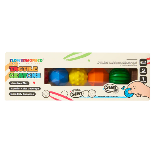 Flower Monaco Tactile Crayons