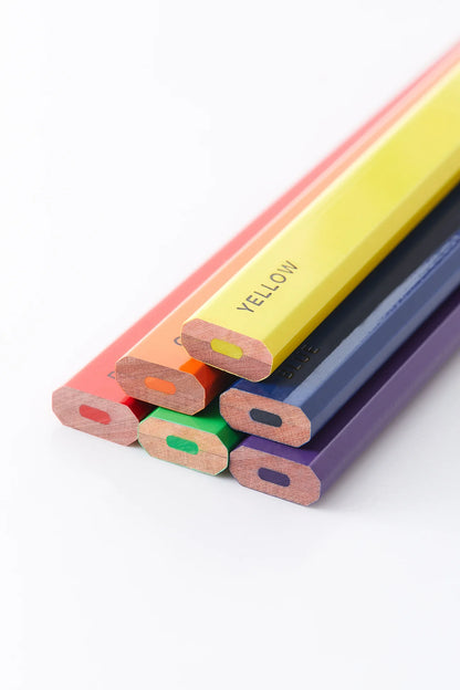 Flower Monaco Sketching Colored Pencils (6 Colors)