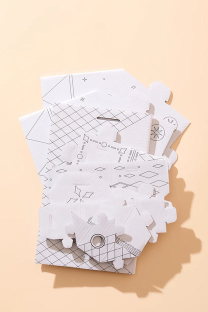 Flower Monaco DIY Paper House Painting
