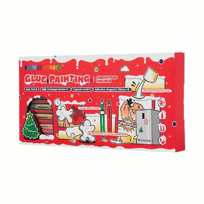 Flower Monaco Glue Painting Christmas Set