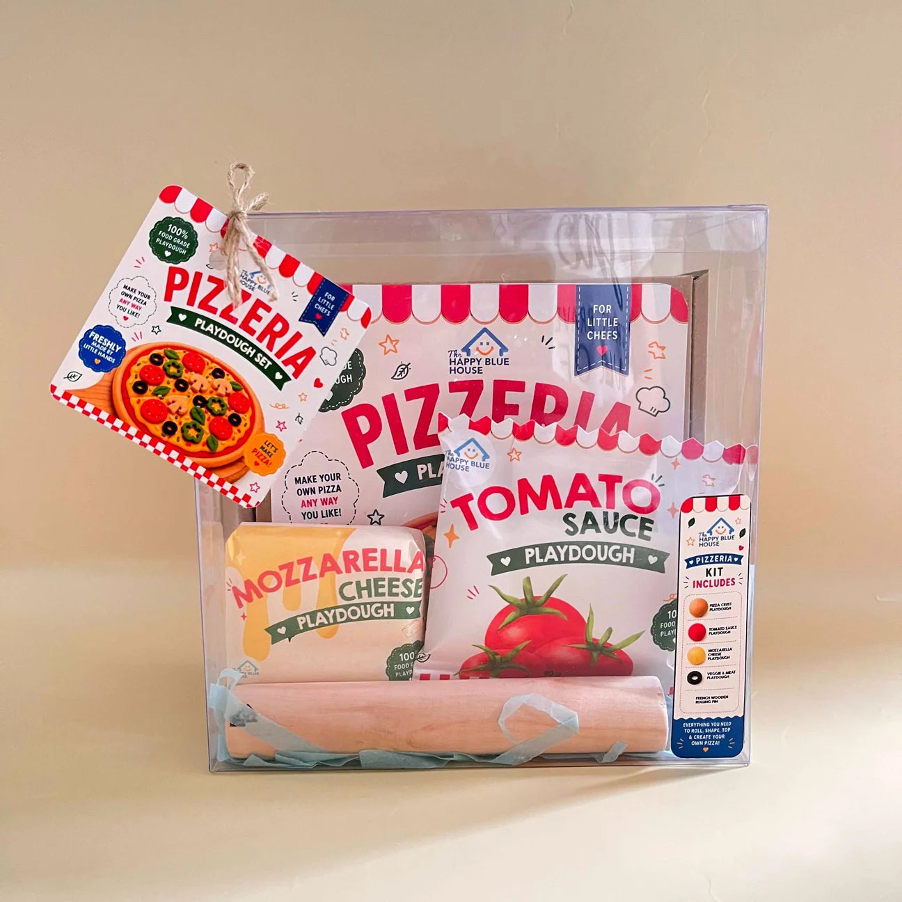 The Happy Bluehouse Pizzeria Playdough Box
