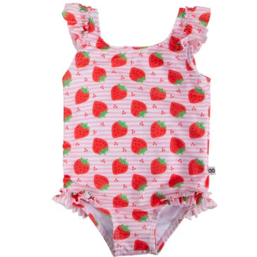 Zoocchini Baby Girl UPF50 Snap Swimsuit