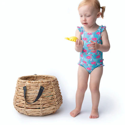 Zoocchini Baby Girl UPF50 Snap Swimsuit