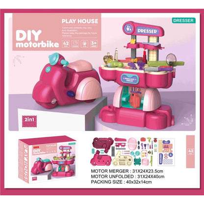 LITTLE FAT HUGS PLAYHOUSE MOTORBIKE