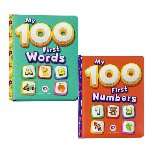 LFH MY FIRST 100 WORDS & NUMBERS (2 BOOKS) BABY BOOK
