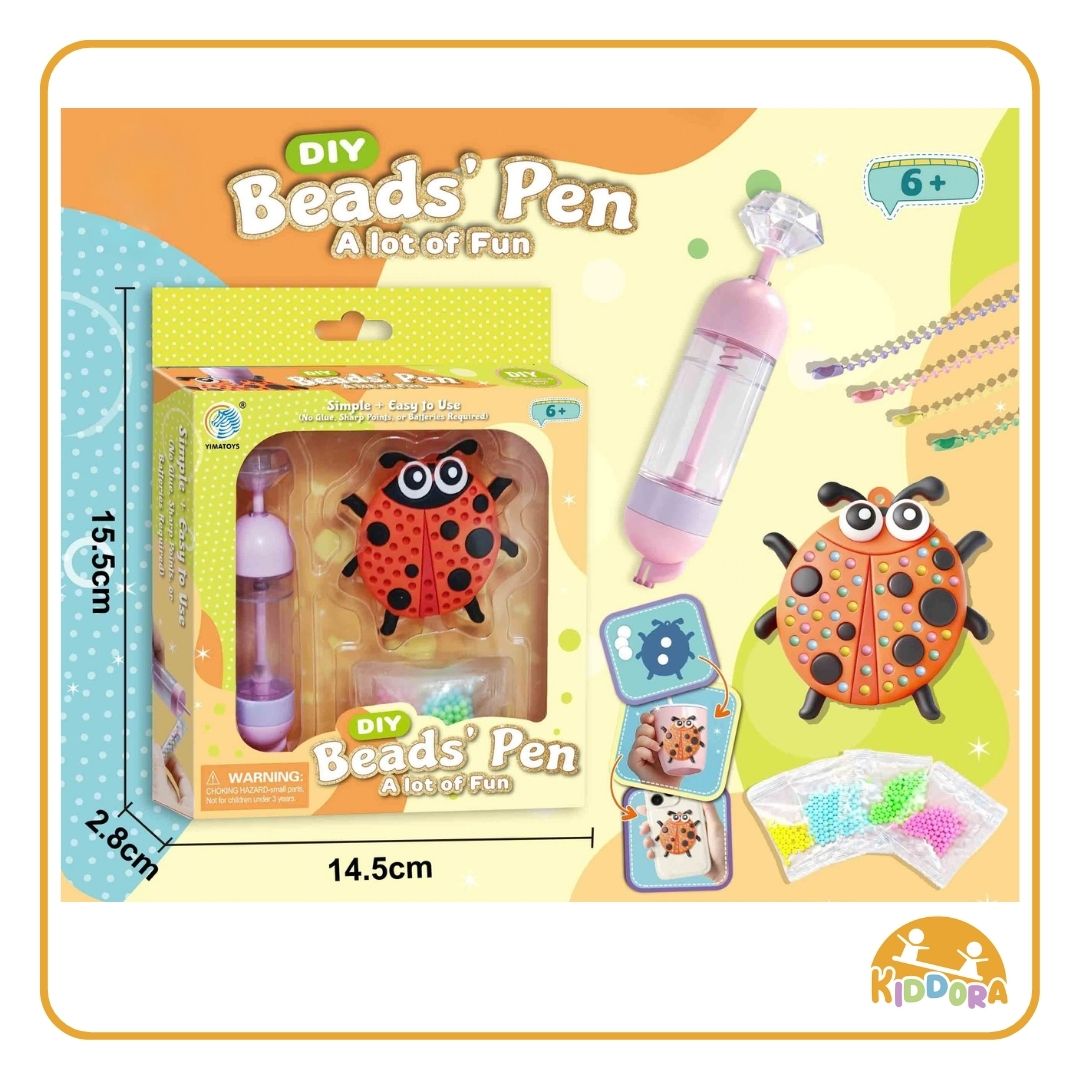 Kiddora Bead Pen Bug Charm