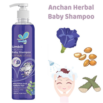 Umbili Anchan Baby Shampoo - Hair Growth Shampoo - Organic Tear-Free Formula