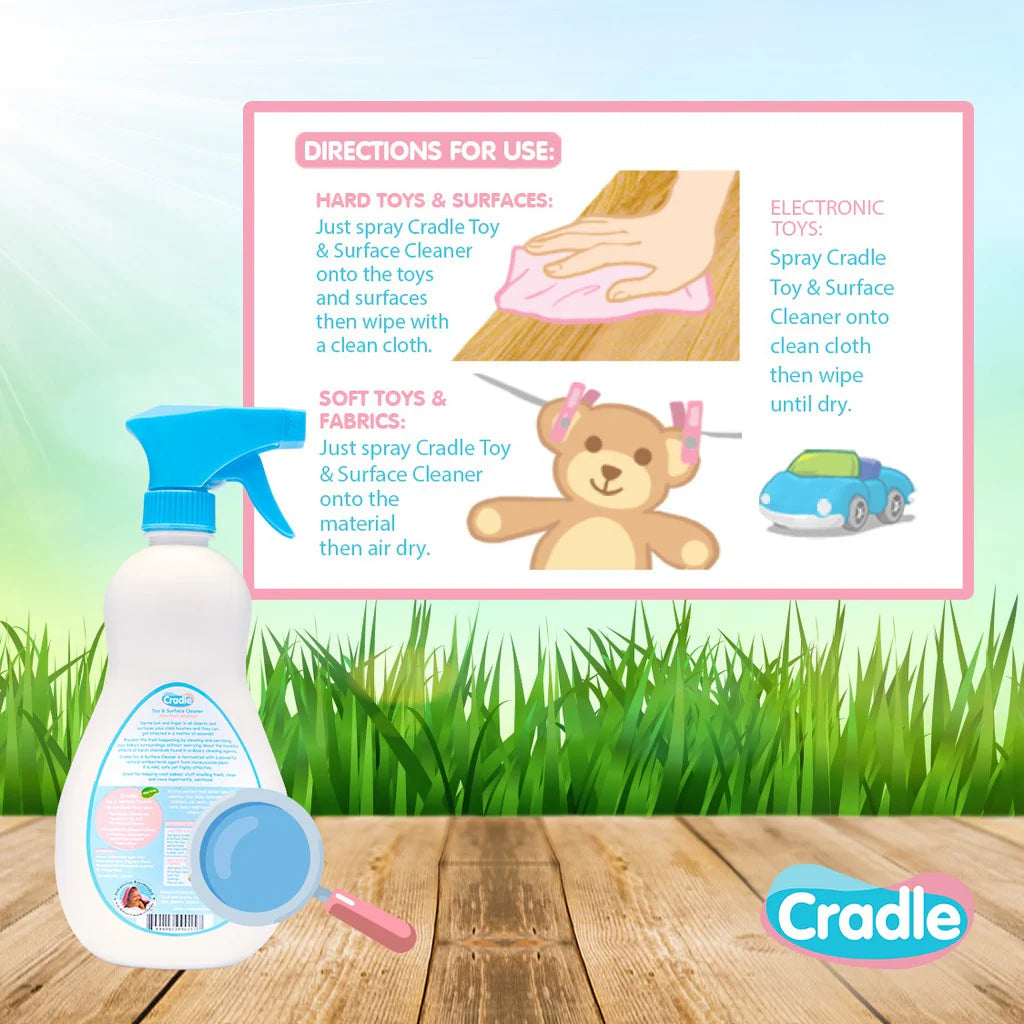 Cradle Natural Toy and Surface Cleaner