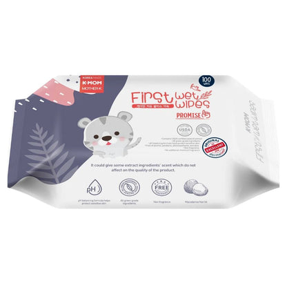 K-MOM - FIRST WET WIPES PROMISE