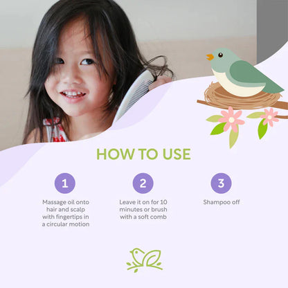 NATURE TO NURTURE HAIR AND SCALP BABY OIL
