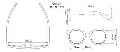 REAL SHADES CHILL SUNGLASSES FOR TODDLERS 2+