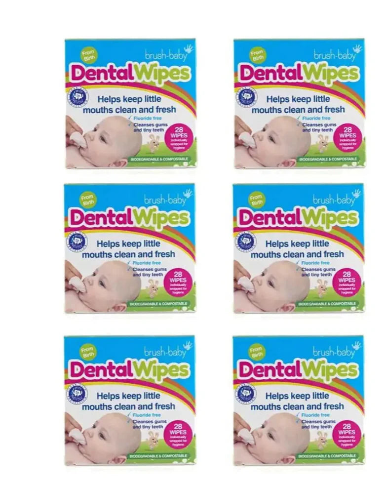 BRUSH BABY DENTAL WIPES | BABY GUM & TOOTH WIPES