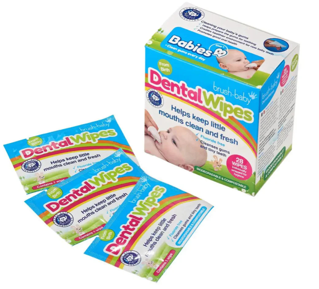 BRUSH BABY DENTAL WIPES | BABY GUM & TOOTH WIPES