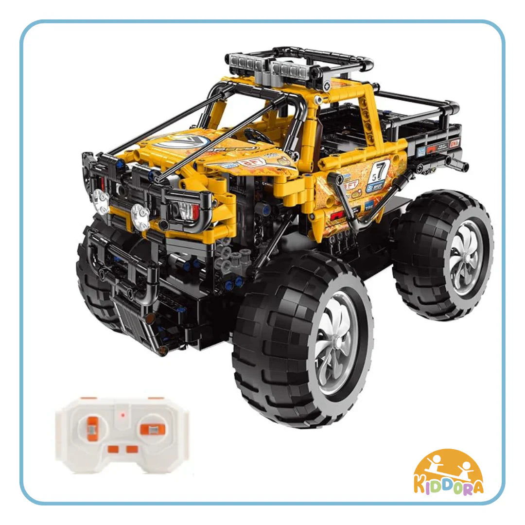 Kiddora Monster Truck Bricks with Remote Control