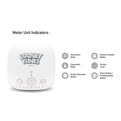 ￼Tender Luv Looney Tunes BPA-free Electric Breast Pump Painless Pumping