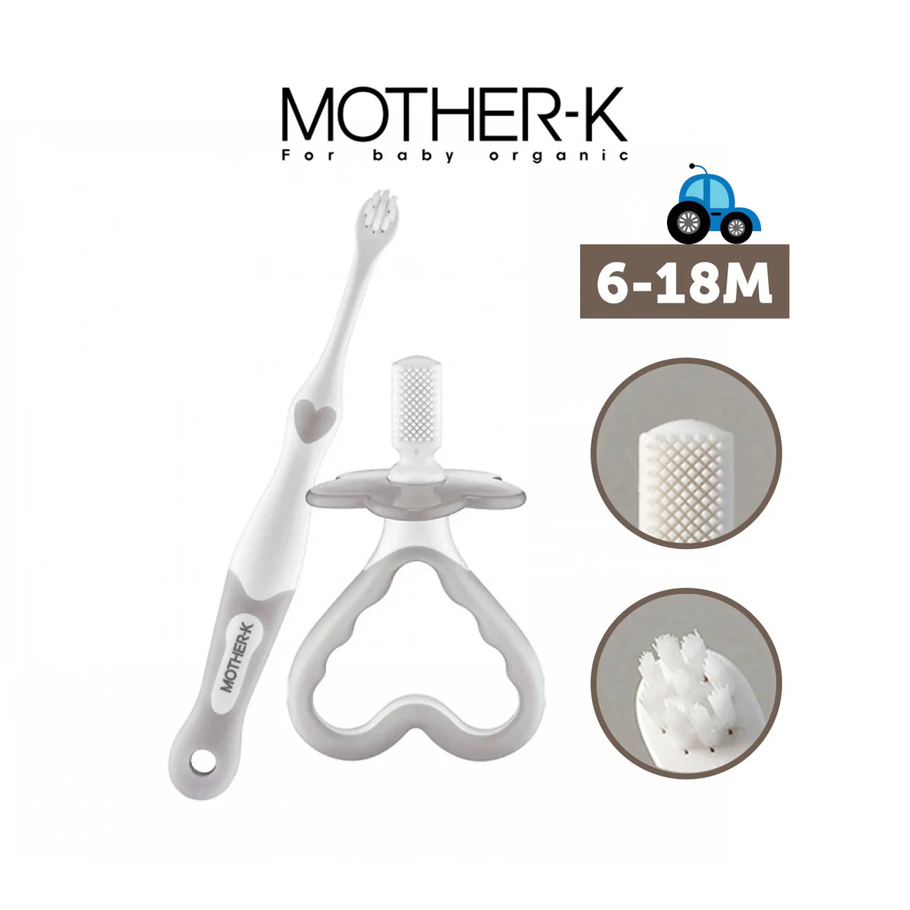 Mother K Baby Toothbrush Set