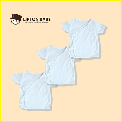 Lipton Baby Tie-Side Short-Sleeves Top (Set of 3) #1301