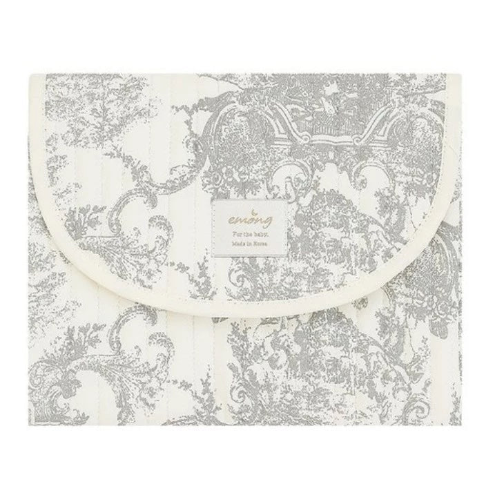 Emong Toile de Jouy Portable Diaper Changing Pad