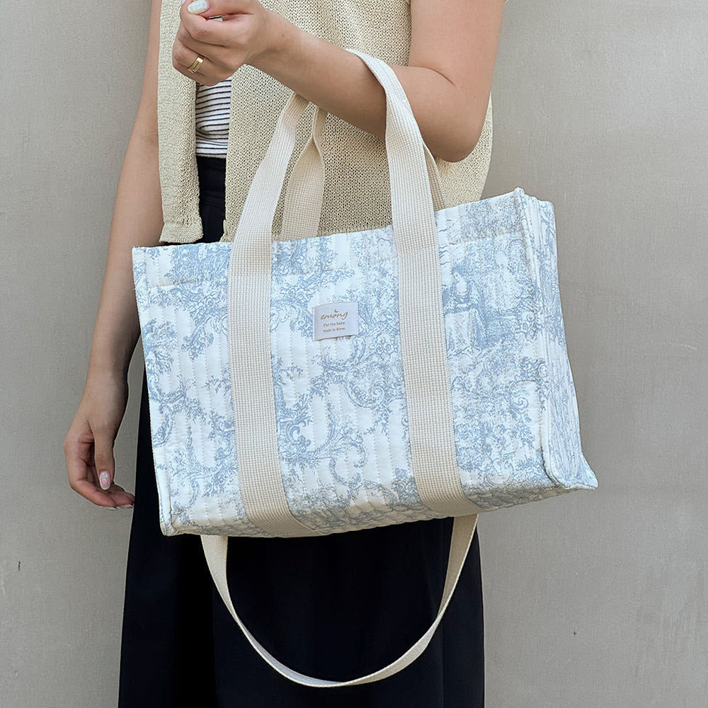 Emong Toile de Jouy 3-Way Diaper Multi Bag