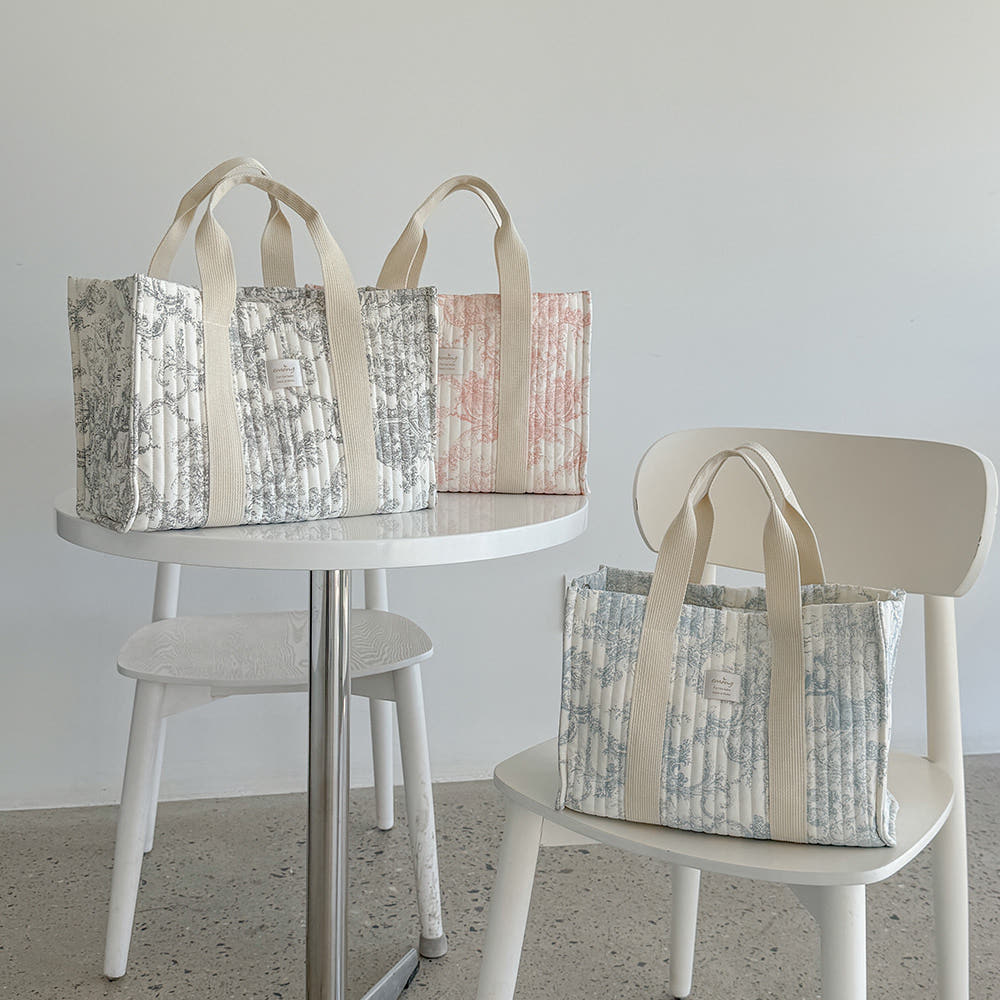 Emong Toile de Jouy 3-Way Diaper Multi Bag